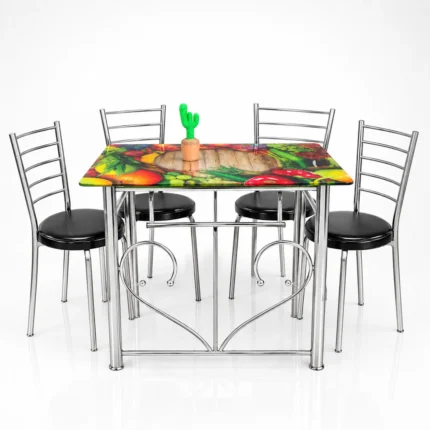 AK DINING TABLE 4 Seater STEEL  / AKF-DT-S-5701 (Copy)