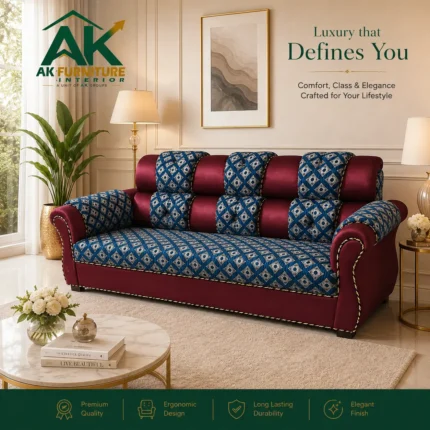 AK Double Head Premium Sofa – Designed & Manufactured by AK Furniture / AKF-VS-6030-D6