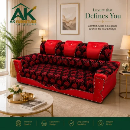 AK Double Head Premium Sofa – Designed & Manufactured by AK Furniture / AKF-VS-6030-D7