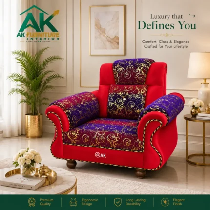 AK Double Head Premium Sofa – Designed & Manufactured by AK Furniture / AKF-VS-6030-D8