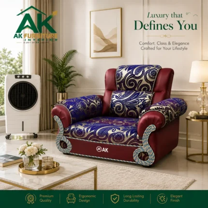 AK Double Head Premium Sofa – Designed & Manufactured by AK Furniture / AKF-VS-6030-D11