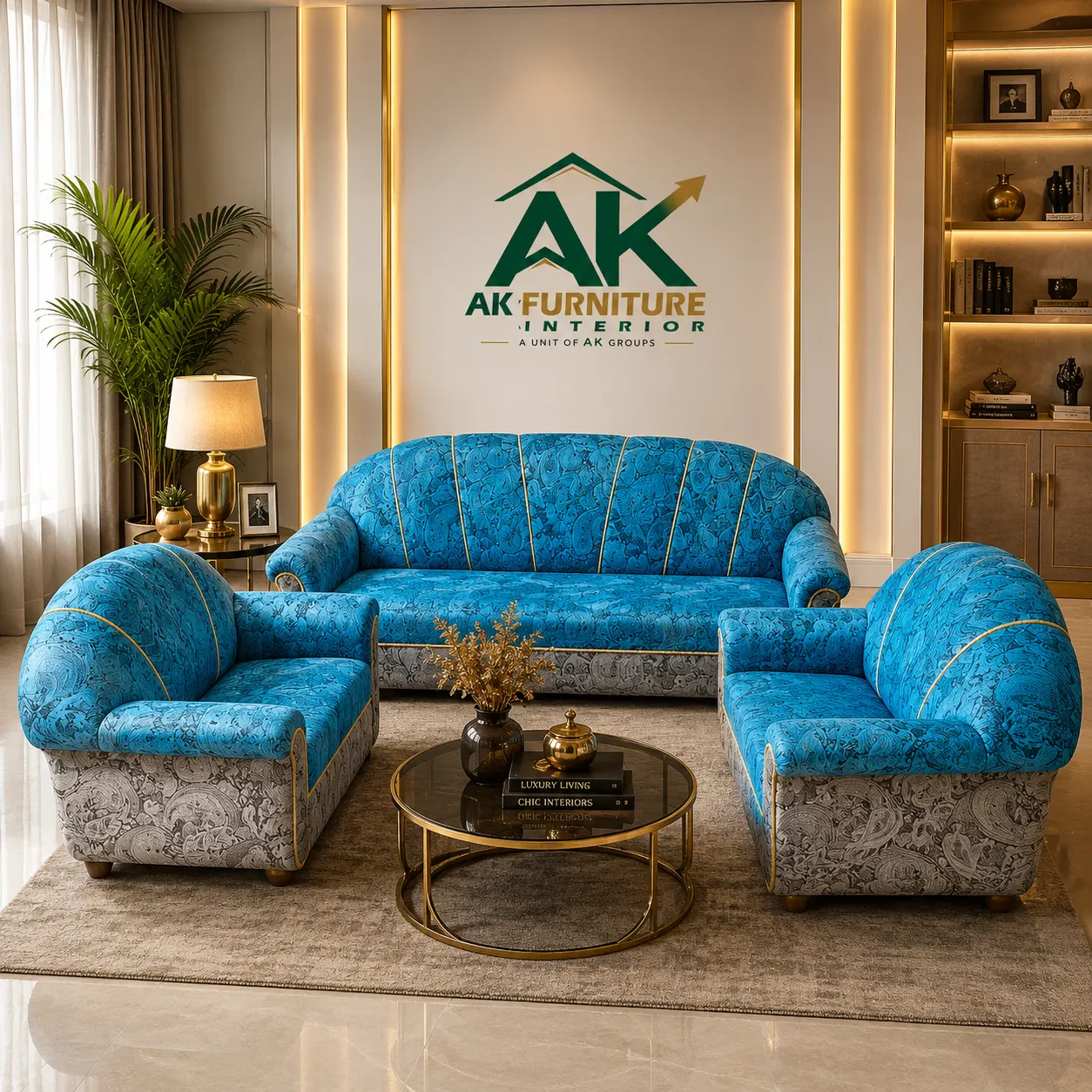 AK Mini Sofa Set - AKF-VS-6031 -4