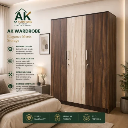 AK Wardrobe 3 Door - PLAY / AK-WAR-100001