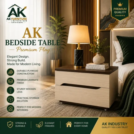 AK Bedside Table – Premium Play | AKF-BST-PP-7103
