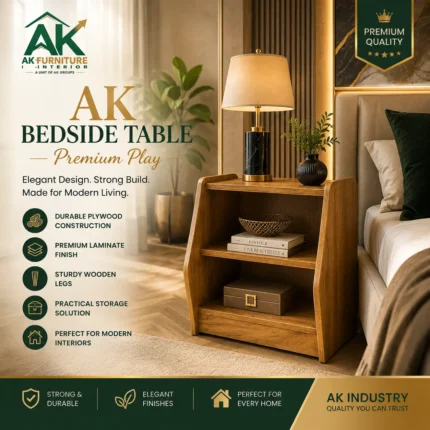 AK Bedside Table – Premium Play | AKF-BST-PP-7104